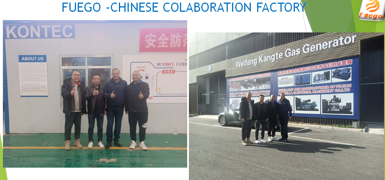 Fuego with KONTEC and Weifang Kangte factory partners in China